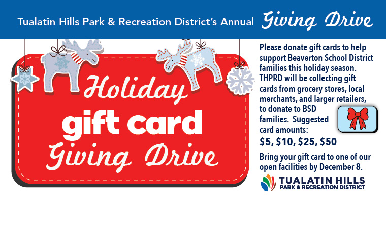 Holiday Gift Card Drive