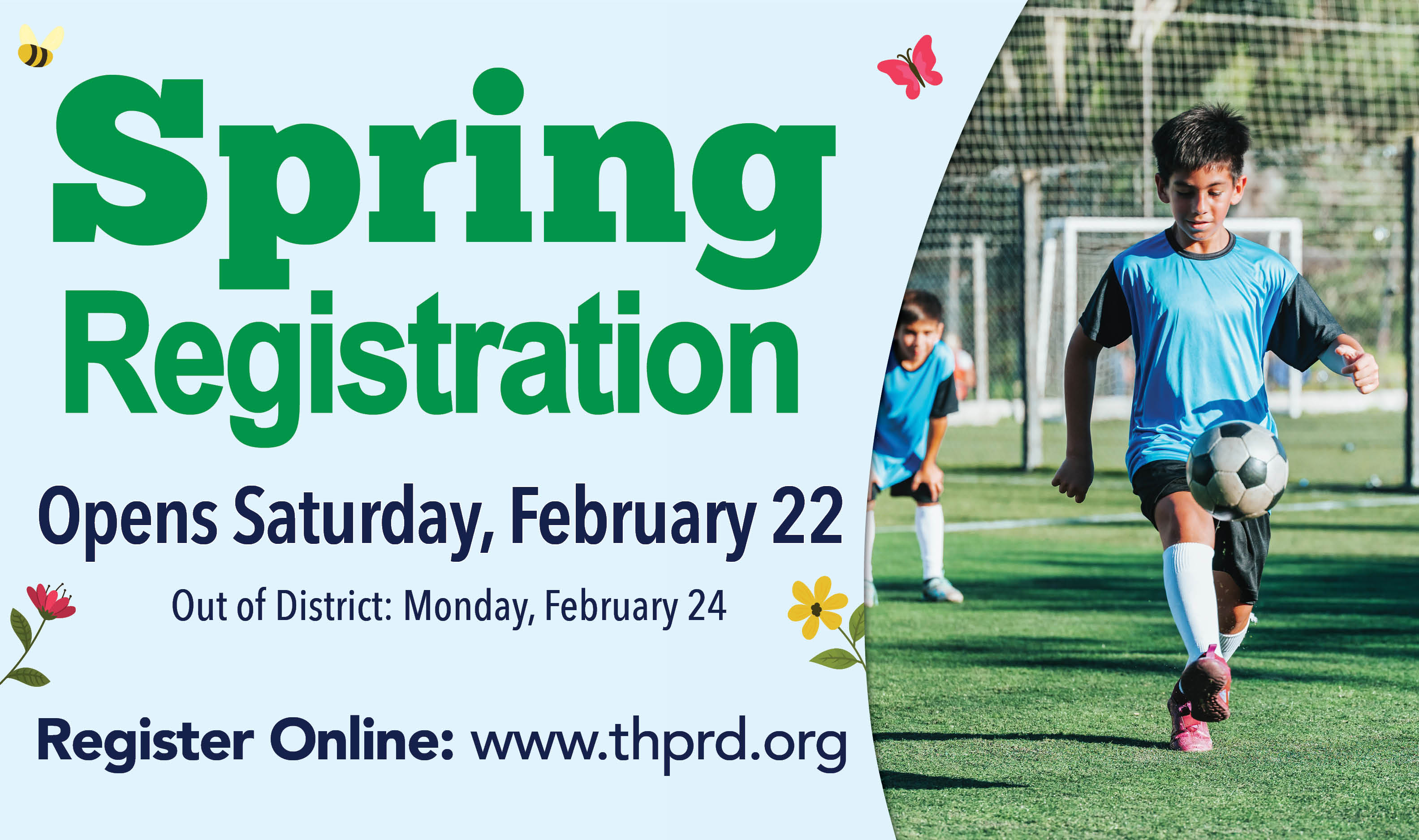 Spring Registration - Opens Saturday, February 22